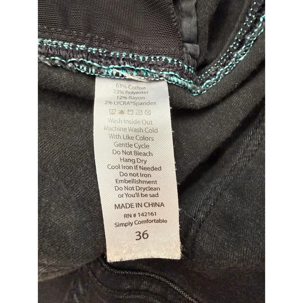 LuLaRoe Women's Black‎ Wash High Waist Skinny Jeans Size 36 (18)